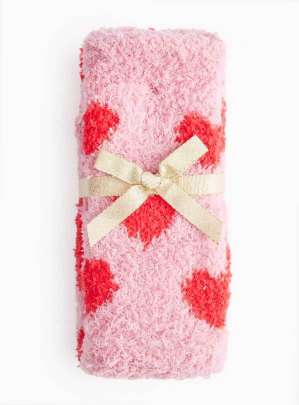 Red & Pink Love Heart Ankle Socks 2-Pack 4-8